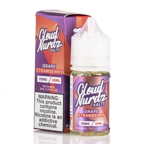 Grape Strawberry by Cloud Nurdz Salts-Grape Salt Flavor-No Limit Distro