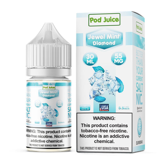 Jewel Mint Diamond by Pod Juice Salt-NIC SALTS ELIQUID-No Limit Distro