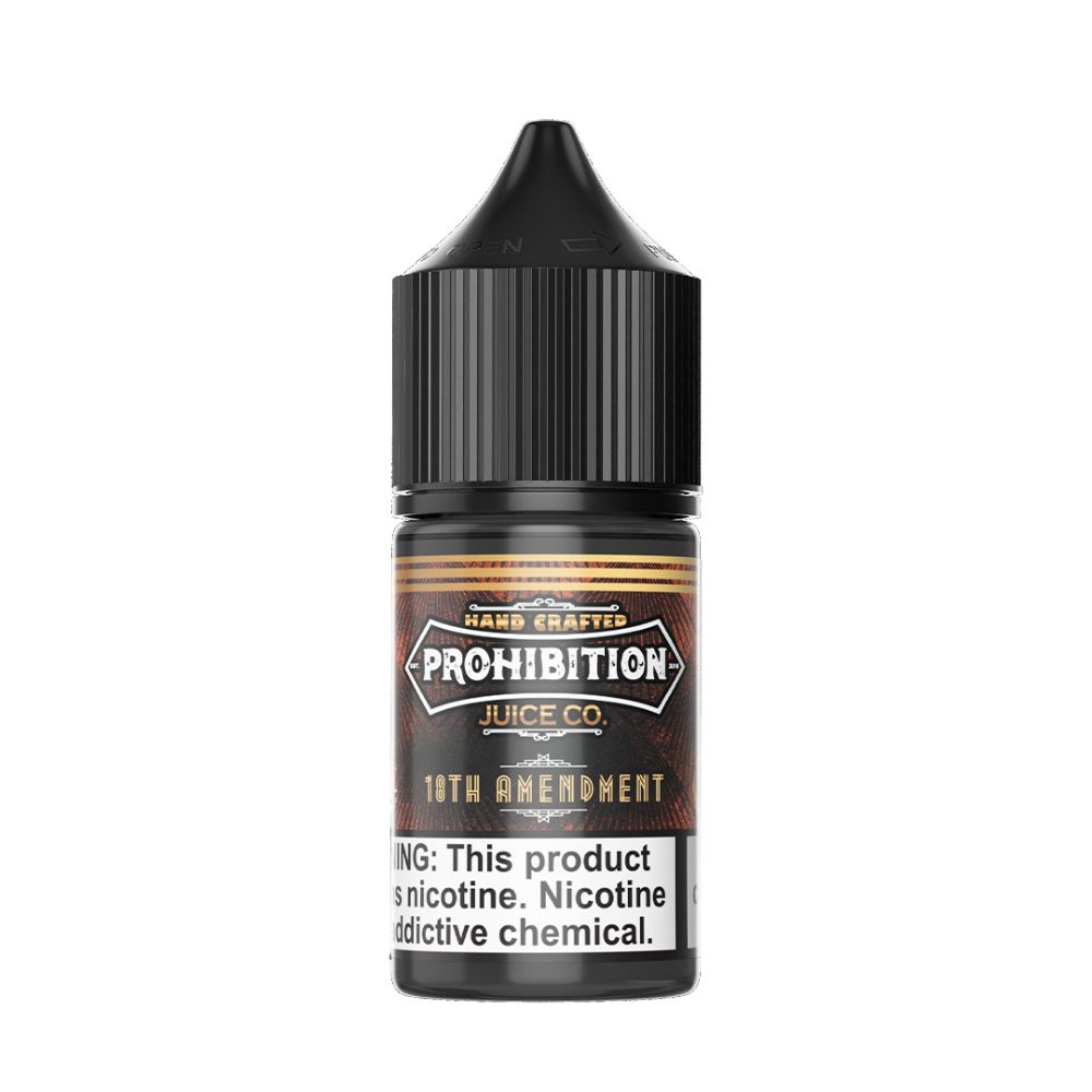 18th Amendment by Prohibition Salt-NIC SALTS ELIQUID-No Limit Distro