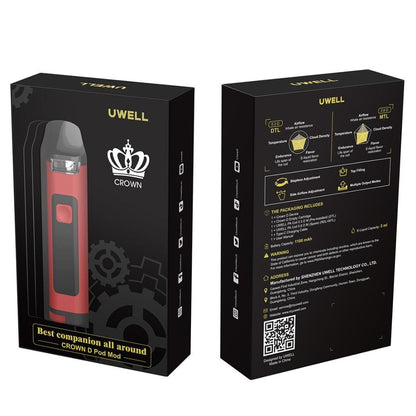 UWell Crown D Pod Mod Vape-VAPE DEVICES-No Limit Distro