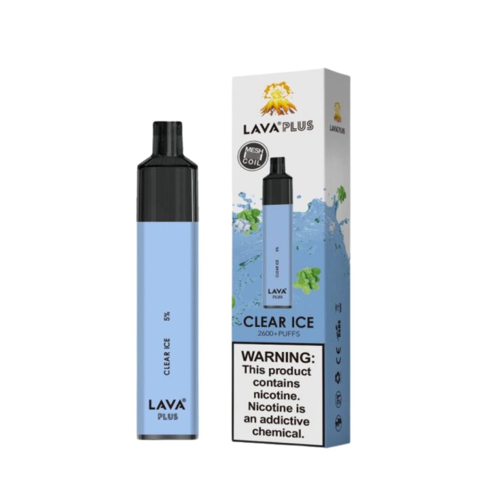 Lava Plus Vape 2600 Puff - Clear Ice-DISPOSABLES-No Limit Distro