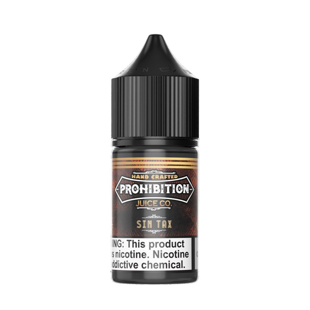 Sin Tax by Prohibition Salt-NIC SALTS ELIQUID-No Limit Distro