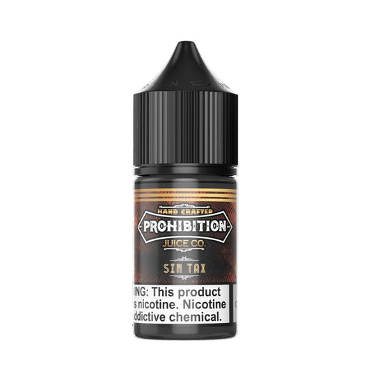 Sin Tax by Prohibition Salt-NIC SALTS ELIQUID-No Limit Distro