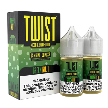 Twist Salt Green No 1 Eliquid-Melon Salt Flavor-No Limit Distro