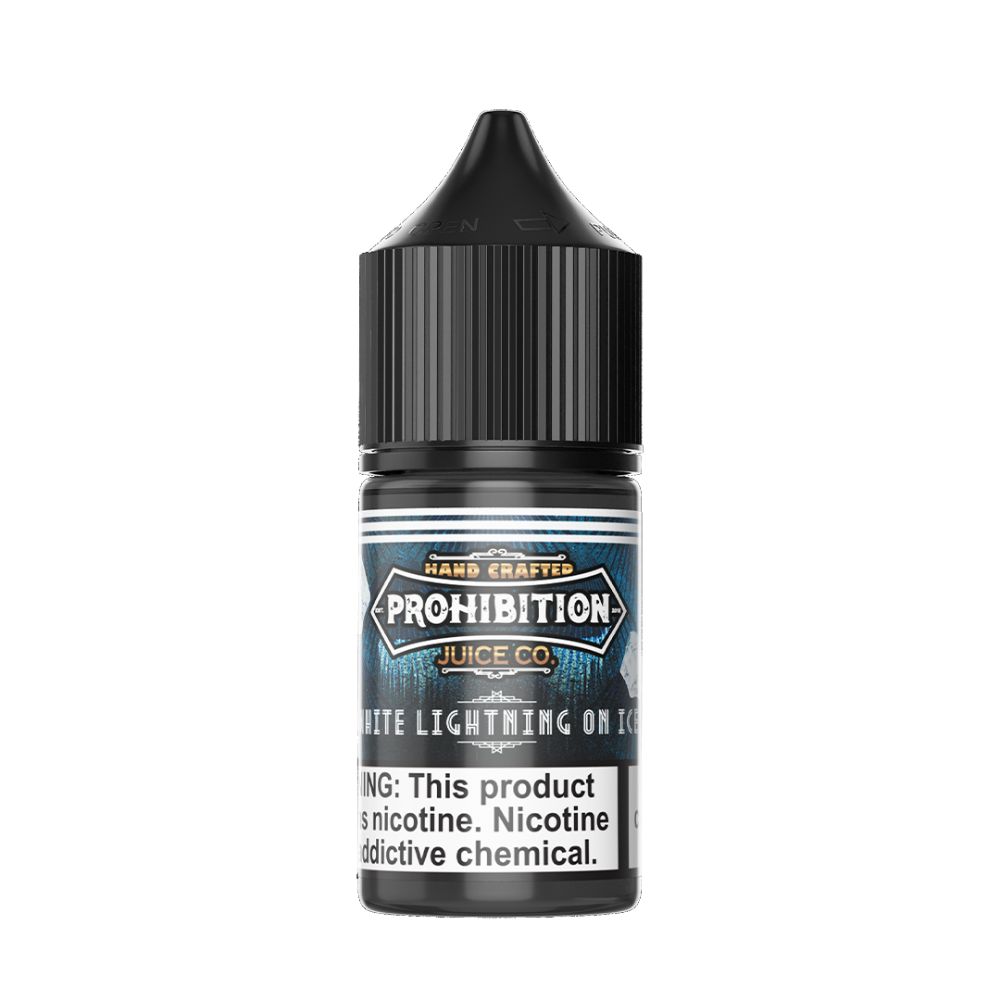 White Lightning on Ice by Prohibition Salt-NIC SALTS ELIQUID-No Limit Distro